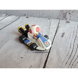 Super MARIO KART Toad NINTENDO 2014 McDonald's MUSHROOM CAR RACER Happy Meal Toy